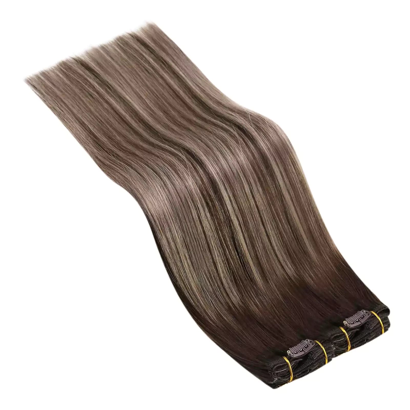 Clip in Hair Extensions Blonde 22inch Full Head Clip in Hair Extensions