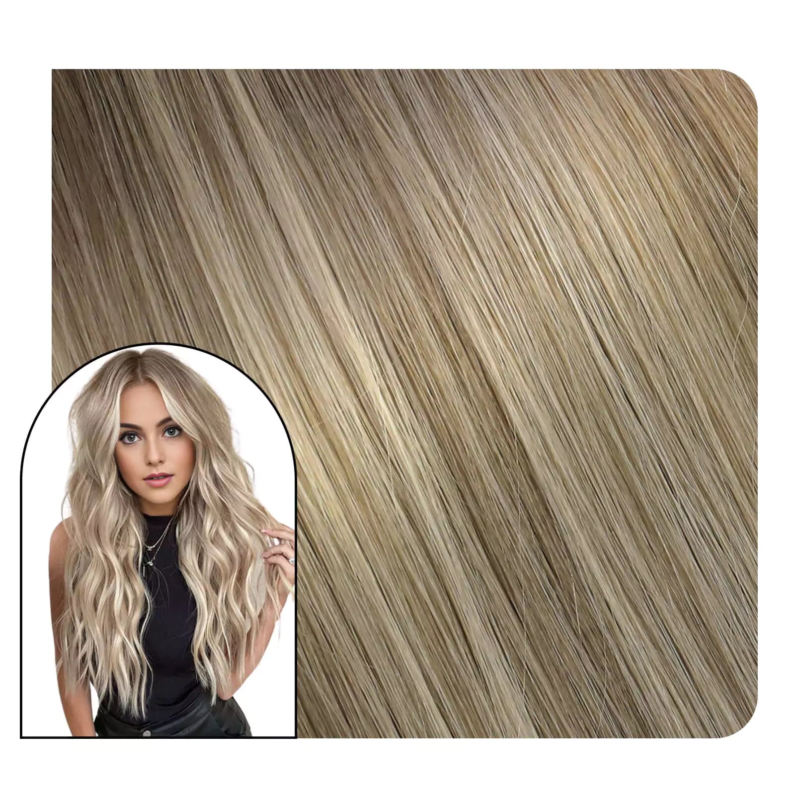 human hair extensions balayage hair weft