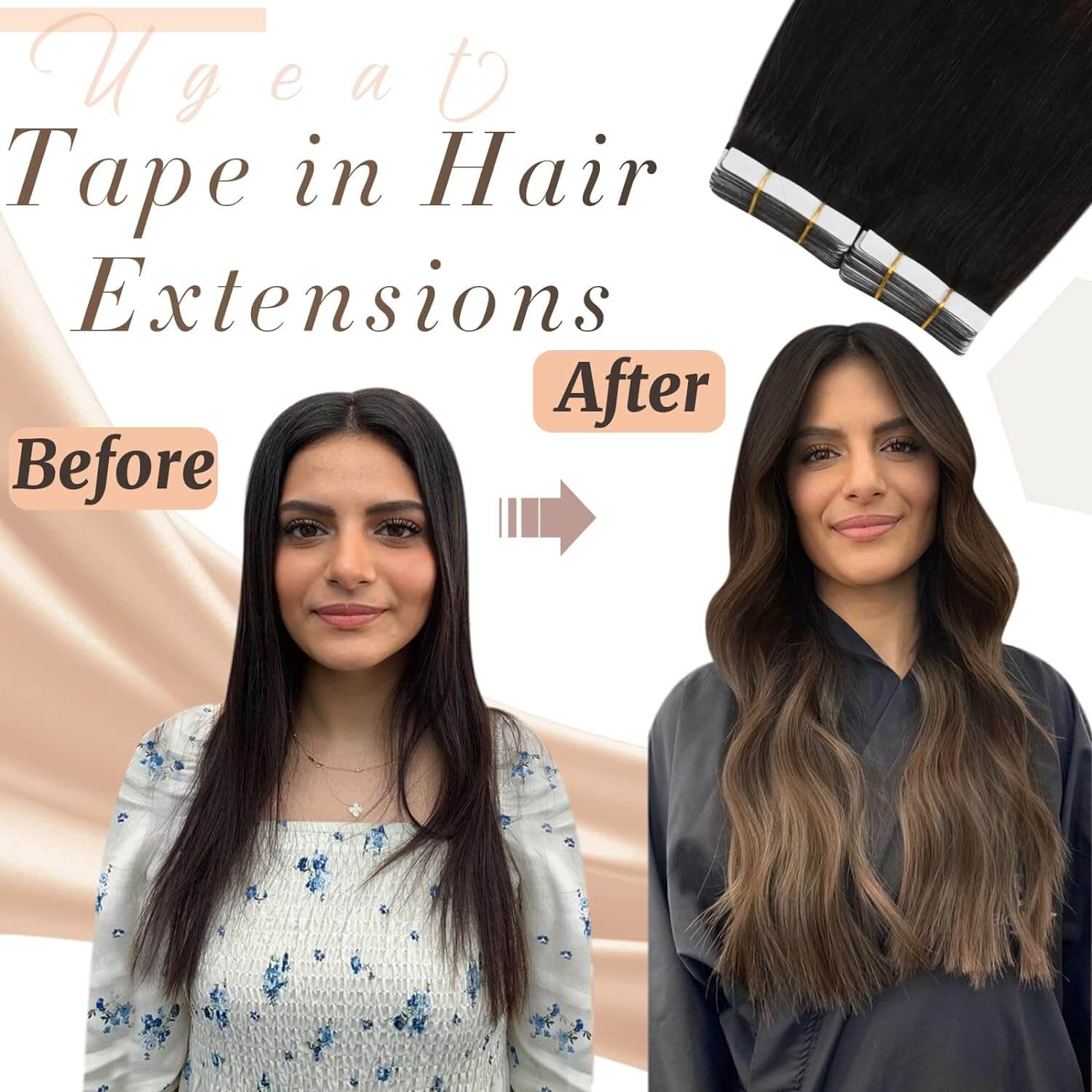 Remy Tape in Hair Extensions For Salon