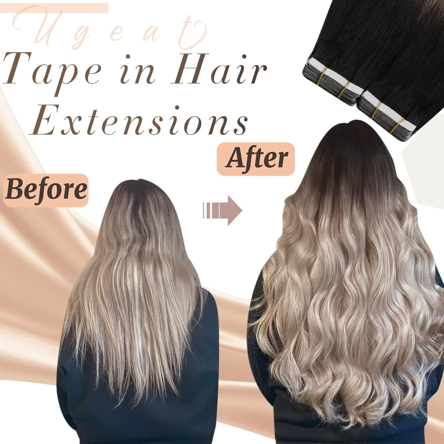 seamless tape in hair extensions real human hair