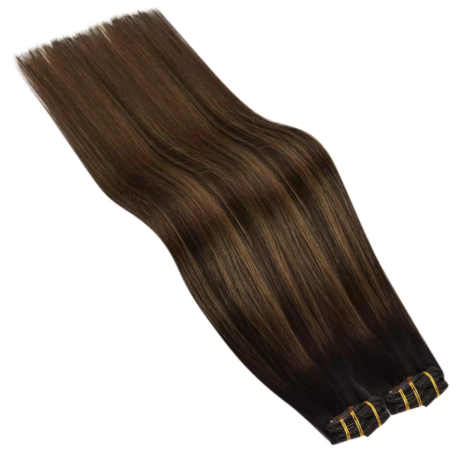 Brown Mixed Clip in Hair Extension