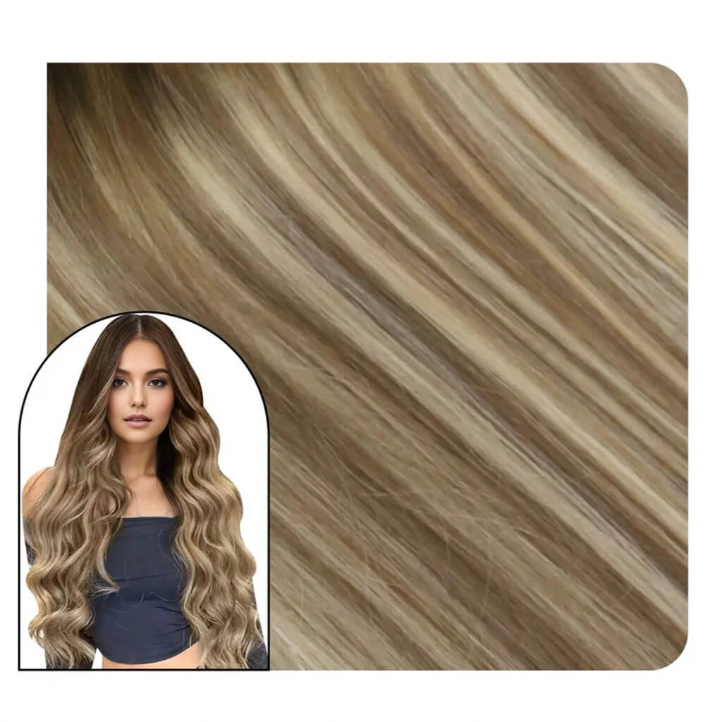 real hair extensions clip in human hair for women