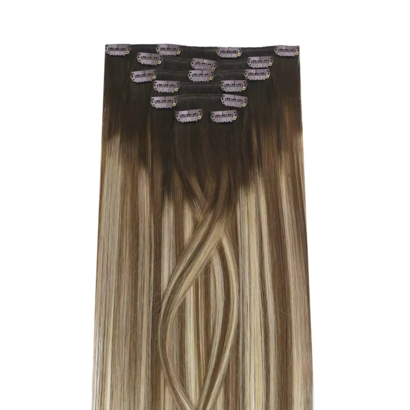 Hair Extensions Clip in Human Hair Straight Clip in Human Hair Extensions