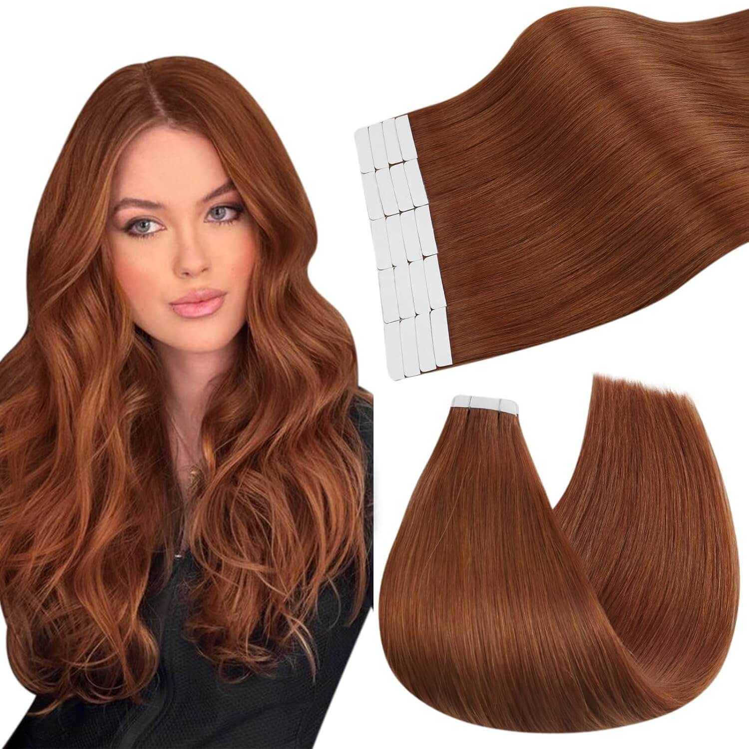 skin weft tape in hair extensions human hair