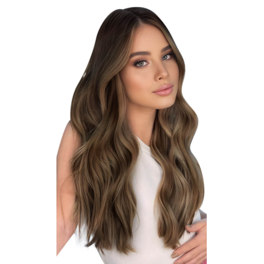 [Pre-sale][Virgin Hair] Invisible Genius Wefts Hair Extensions Beach Wavy Human Hair #BM