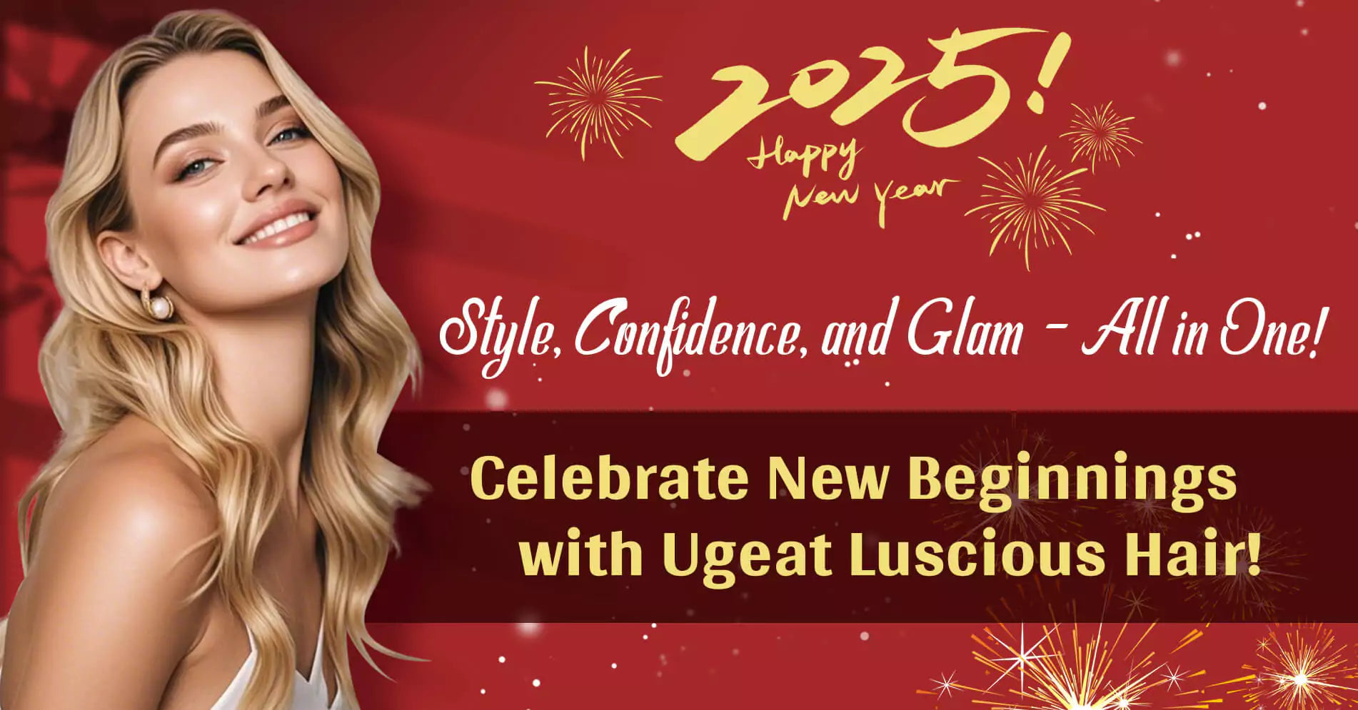 celebrate new year with ugeat hair