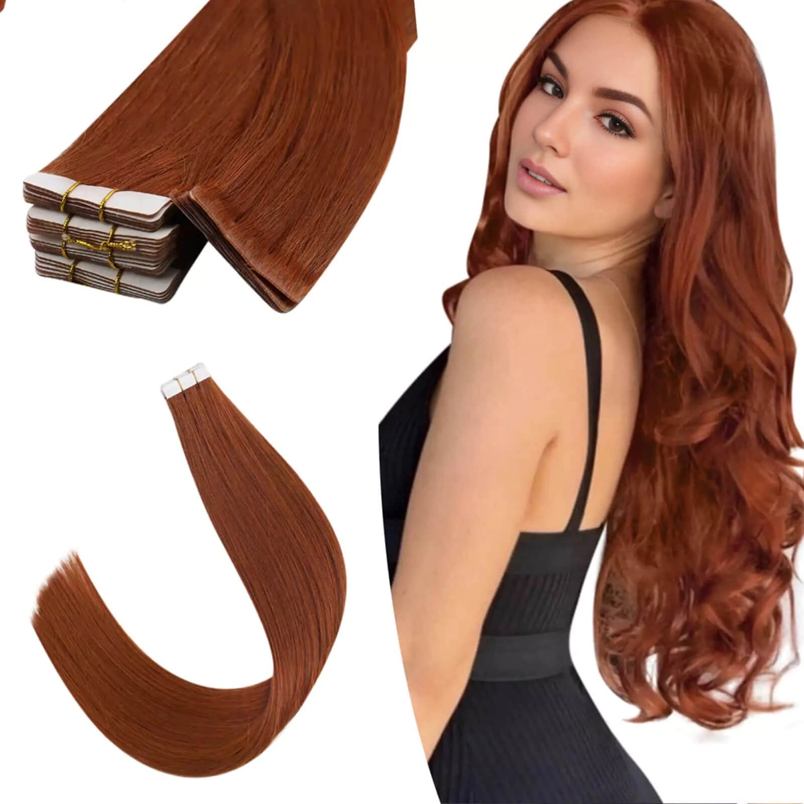 seamless tape in hair extensions for salon