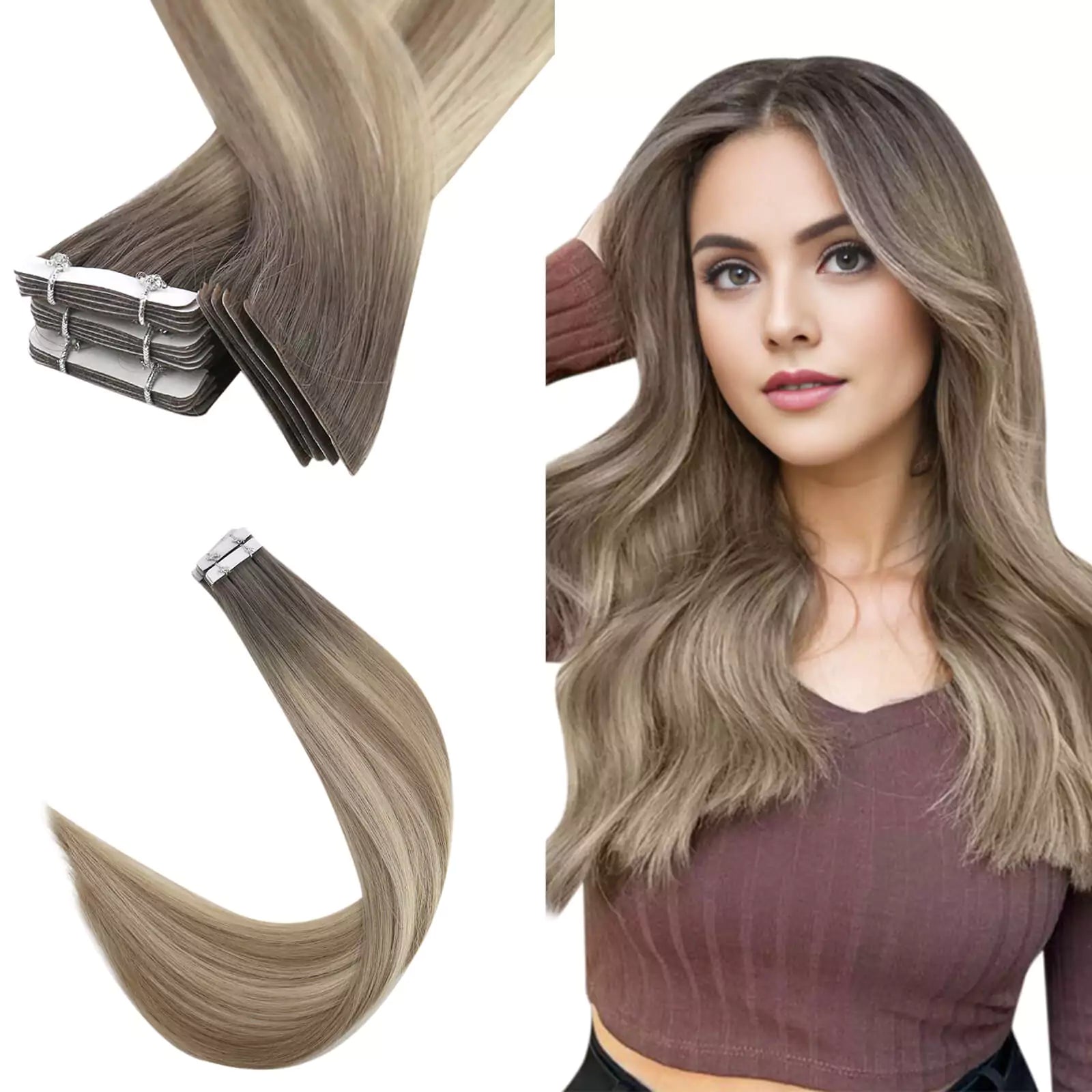 Tape in Hair Extensions Sliky Straight