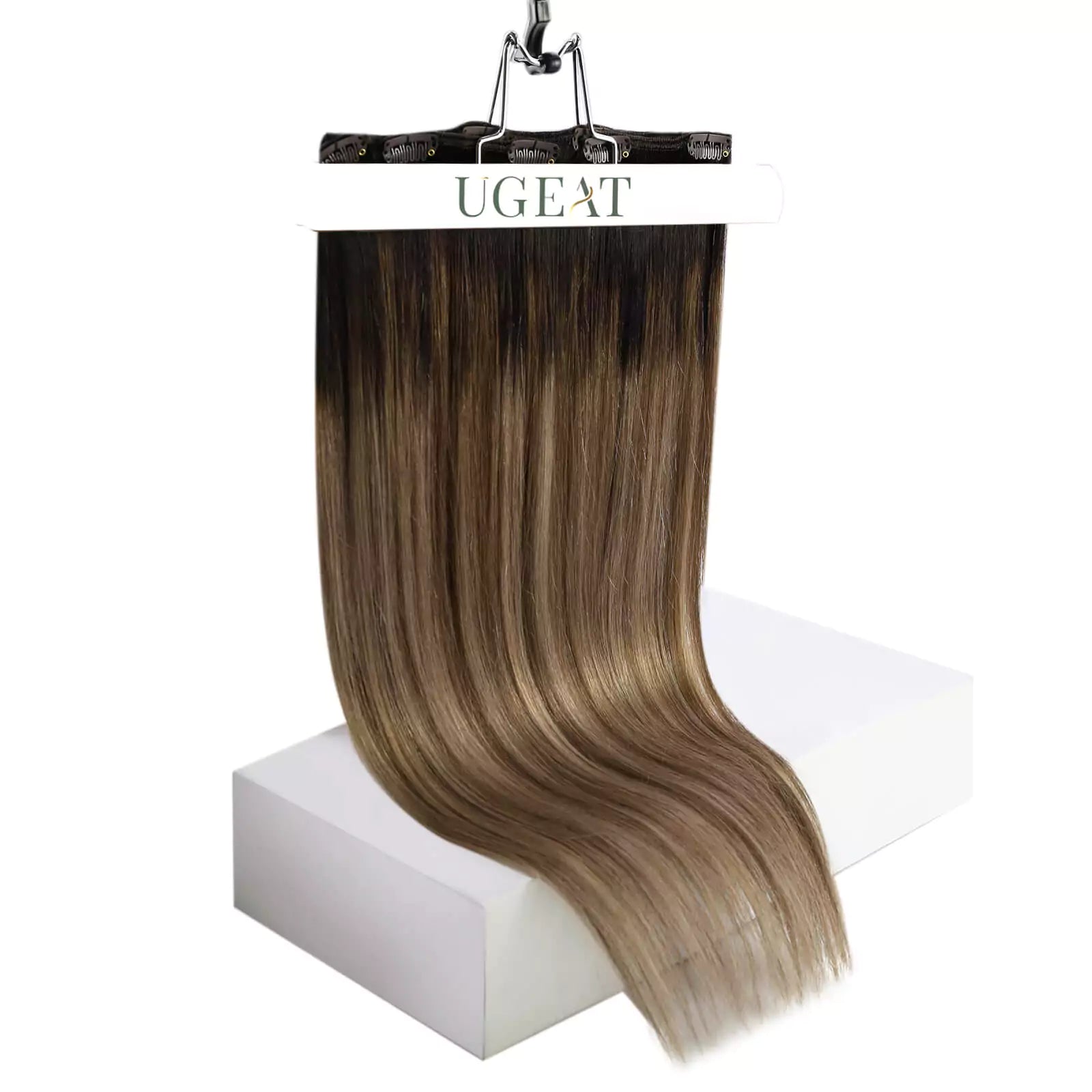 clip in hair extensions balayage human hair